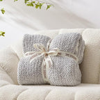 Snuggle Sac Oversized Grey Throw Blankets Twin Size, Super Soft Warm Blankets - Image 4