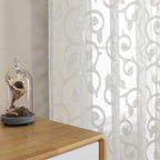 Furman Ivory Sheer Curtains 96 inches Long - Image 7