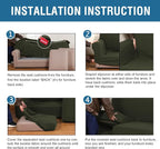 H.VERSAILTEX 4 Piece Stretch Sofa Covers - Image 6