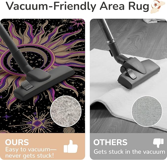 Vacuum-Friendly, 2x8 Washable Area Rug - Image 4