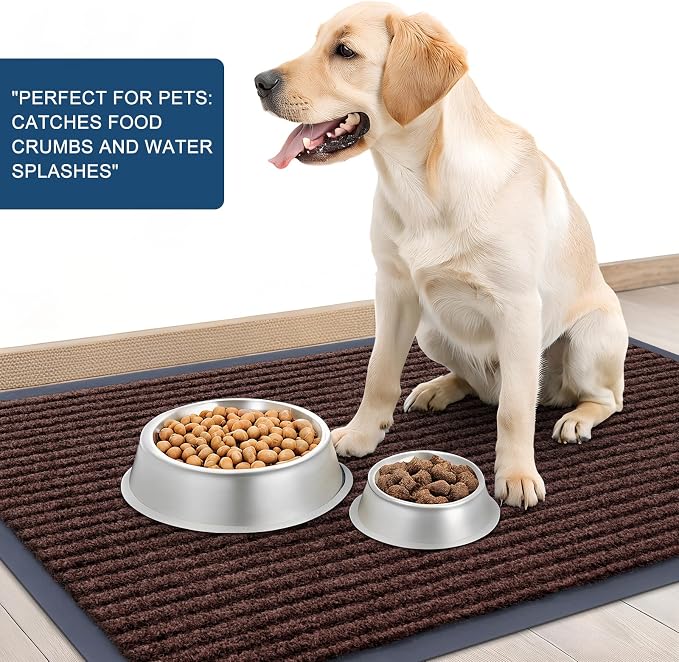OLANLY Front Door Mat 35x23, Waterproof Heavy-Duty Indoor Outdoor Doormat | - Image 6