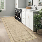 GarveeHome Scalloped Washable 2x6 ft Modern Kitchen Runner Rug Non Slip | - Image 4