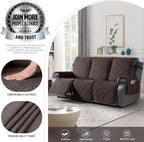 TAOCOCO 100% Waterproof Recliner Sofa Cover Non Slip Couch Cover - Image 2
