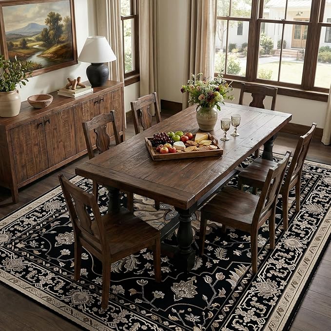RELEANY Washable Area Rug, Large 10'x12', Water Repellent, Pet Friendly - Image 3