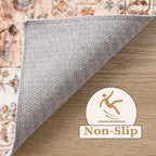 SERISSA 5x7 Washable Non Slip Boho Area Rug - Image 3
