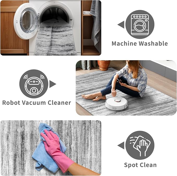 3x20 Washable Hallway Runner Rug: Extra Long Runners - Image 3