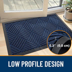 OLANLY Front Door Mat Outside Entrance, Waterproof Heavy-Duty Doormat | 29.5x17 - Image 6