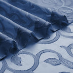 Furman Cafe Curtains 36 Inch Length 2 Panels Set, Elegant Geometric Jacquard - Image 6