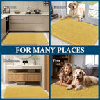 OLANLY Dog Door Mat for Muddy Paws 70x35, Super Absorbent Chenille Mud Mat | - Image 8