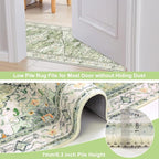 Yamaziot Washable Runner Rug, 2x6 Non-Slip Boho Vintage Hallway Kitchen Rug | - Image 4