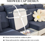 Couch Covers for 2 Cushion Sofa Pet Friendly Couch Cushion Covers Universal - Image 4