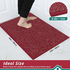 BEQHAUSE Kitchen Rugs 24"x36", Kitchen Mats - Image 2