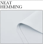NICETOWN Greyish White Window Curtain Panels - Image 6