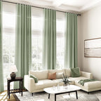 Light Sage Linen Curtains 108 Inches Long - Image 7