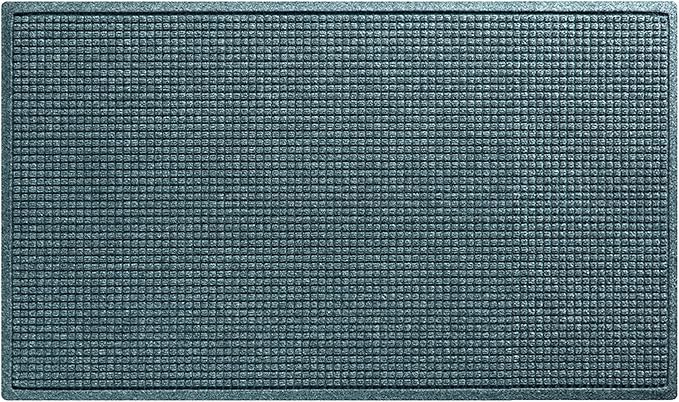 WaterHog Squares Front Door Mat Indoor Outdoor Entrance, All-Weather Mats | by WaterHog