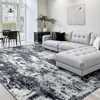 RELEANY Washable 6'x8' Abstract Area Rug - Image 2