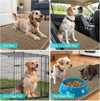 OLANLY Dog Door Mat for Muddy Paws 70x24, Super Absorbent Chenille Mud Mat | Tan - Image 7