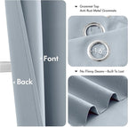MIULEE Blackout Curtains for Bedroom 2 Panels 40 x 72 Inch Long Light Blue | - Image 4