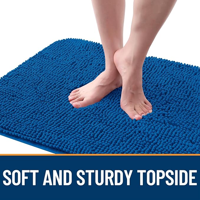 OLANLY Dog Door Mat for Muddy Paws 47x20, Super Absorbent Chenille Mud Mat | - Image 4