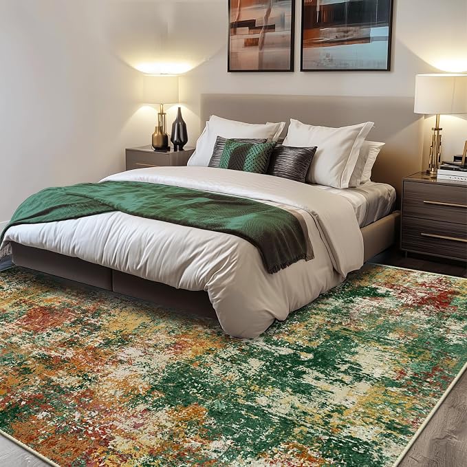 RELEANY Washable Square 8'x8' Area Rug - Image 6