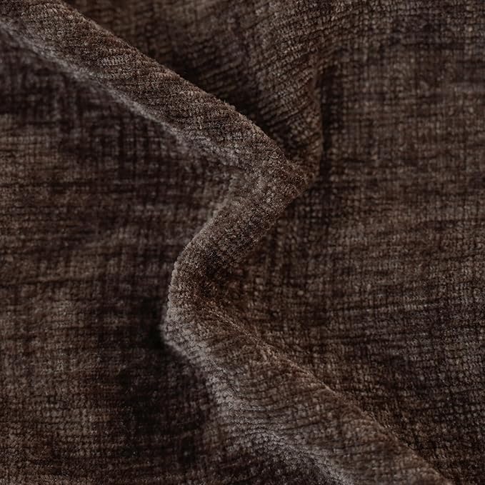 CaliTime Decorative Couch Throw Pillow Covers 22 X 22 Inches Coffee | Pack of 2 - Image 2