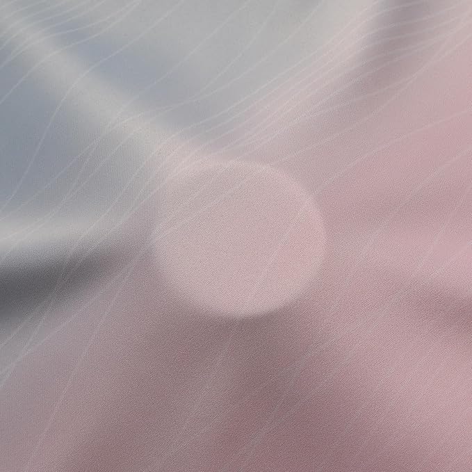 Ombre Gray and Pink Blackout Curtains - Image 8