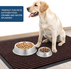 OLANLY 2-Pack Front Door Mats 47x32, Waterproof Heavy-Duty Doormats | Brown - Image 6