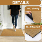 OLANLY Front Door Mat, Low Profile Doormat, Stain and Fade Resistant, - Image 5