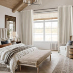 100% Blackout Linen Curtains 100 Inch Length 2 Panels Set - Image 8