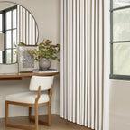 100% Blackout Pinch Pleated Linen 84 Inch Curtains 60 Inch Width Natural | 2 - Image 8