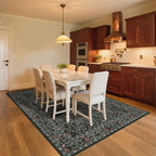 4x6 Area Rug for Bedroom Beside Rug, Laundry Room, Washable Non-Slip Low Pile - Image 4