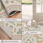 3x5 Flower Area Rug for Girls Bedroom - Image 5