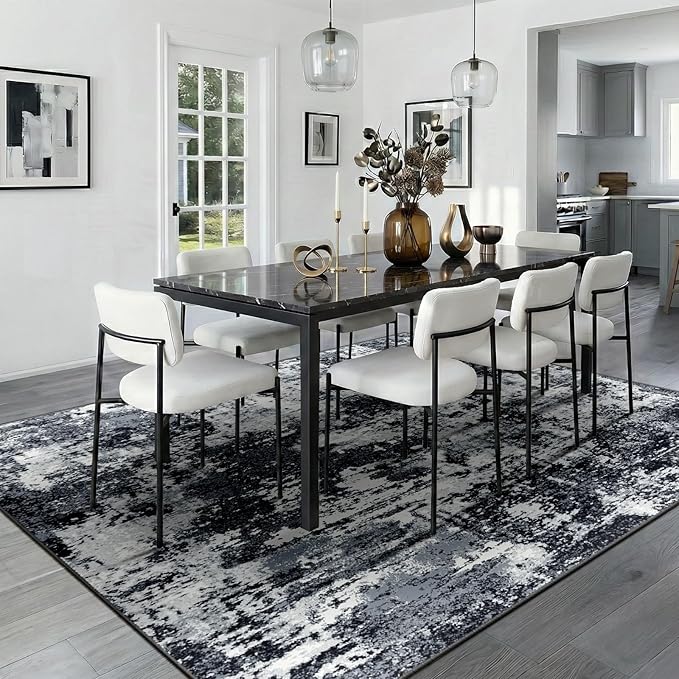 RELEANY Washable 5'x7' Abstract Area Rug - Image 9
