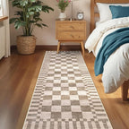GarveeHome 2x12 Checkered Kitchen Runner Rug - Image 3