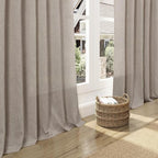 Ecru Linen Curtains 96 Inches Long - Image 5