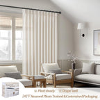Birch 60 Inch Wide Light Filtering Room Divider Curtains 92 Inches Long 2 - Image 6