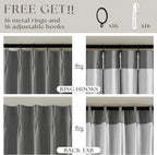 Grey Pinch Pleated 100% Blackout Linen Curtains - Image 6