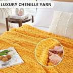 L'AGRATY Chunky Knit Throw Blanket - Image 5