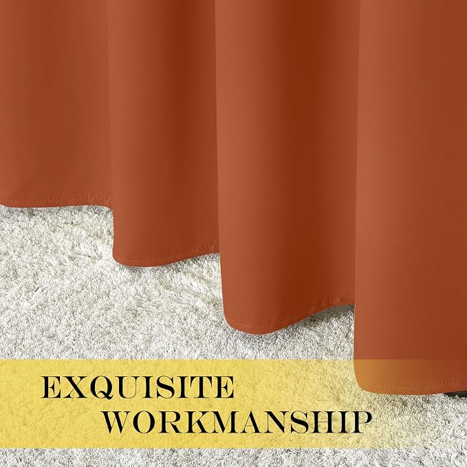 NICETOWN Blackout Curtains 54 Inches Long, Thermal Insulated Room Darkening - Image 7
