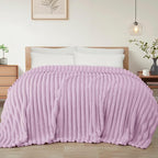 Exclusivo Mezcla Striped Twin Size Fleece Blanket by ExclusivoMezcla