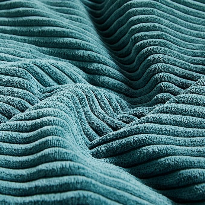 Fancy Homi 2 Packs Teal Lumbar Decorative Throw Pillow Covers 20x28 Inch - Image 5