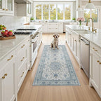 RELEANY Washable Area Rug, Runner 3'x6', Water Repellent, Pet Friendly - Image 2