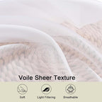 Extra Long Sheer White Curtains - Image 4