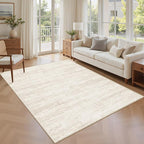 4x6 Rug - Stain Resistant Abstract Washable Rugs, Anti Slip Area Rugs by Unknown
