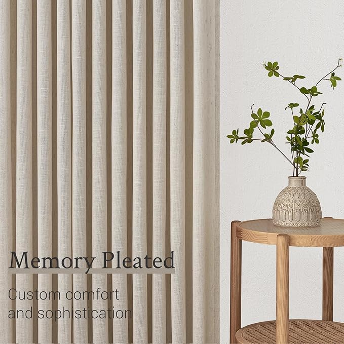 Pinch Pleated 72 Inch Curtains 2 Panels - Image 4