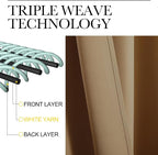 NICETOWN Blackout Curtains for Living Curtains, 2 Panels, 42 by 84, Room - Image 3