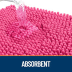 OLANLY Dog Door Mat for Muddy Paws 47x17, Super Absorbent Chenille Mud Mat | - Image 3
