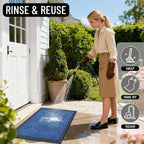 OLANLY Front Door Mat Outside Entrance, Waterproof Heavy-Duty Doormat | 29.5x17 - Image 9