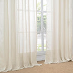 BGment Beige Linen Curtains 84 Inch Length - Image 7