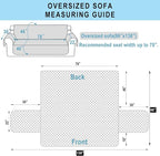 Reversible Oversized Sofa Covers, XL Sofa - Image 7